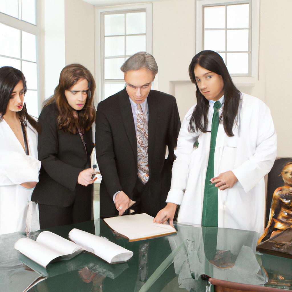 Philadelphia medical malpractice lawyers collaborating to build a strong case for their client.
